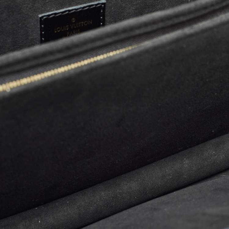 Pre Owned Louis Vuitton Black Leather Dauphine MM Bag