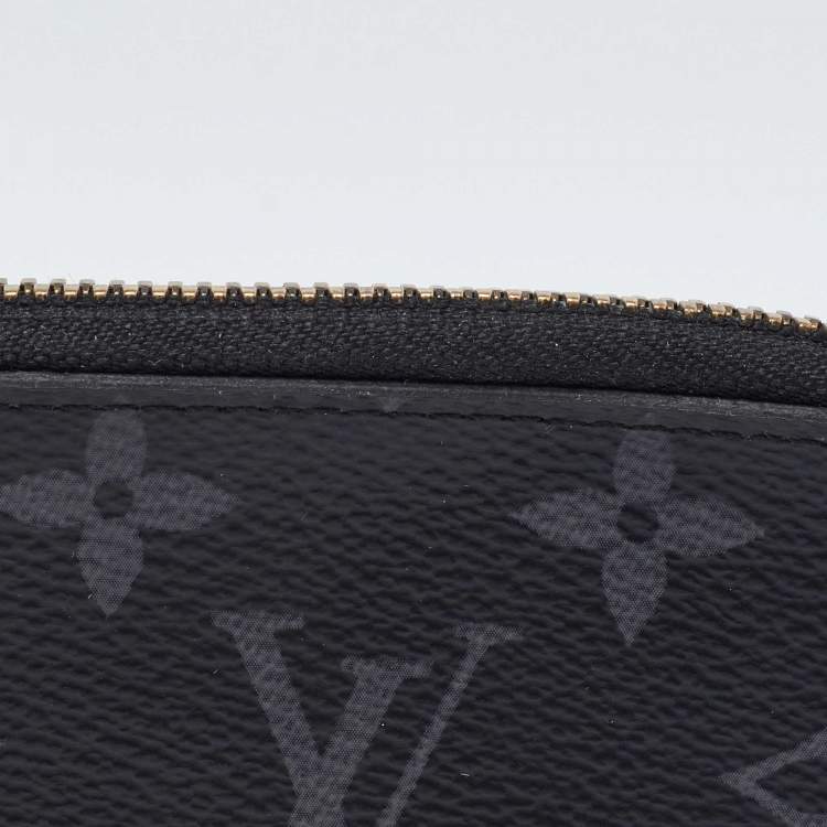 Pre Owned Louis Vuitton Monogram Eclipse Canvas Coin Purse