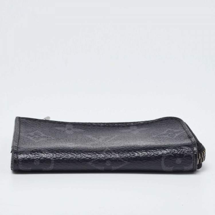 Pre Owned Louis Vuitton Monogram Eclipse Canvas Coin Purse