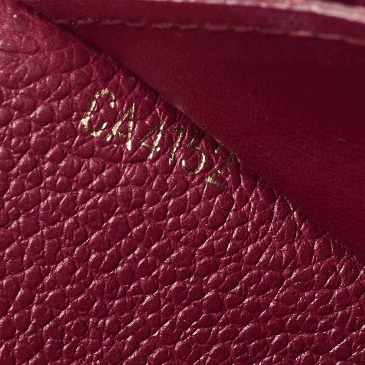 Pre Owned Louis Vuitton Aurore Monogram Empreinte Leather Curieuse Wallet