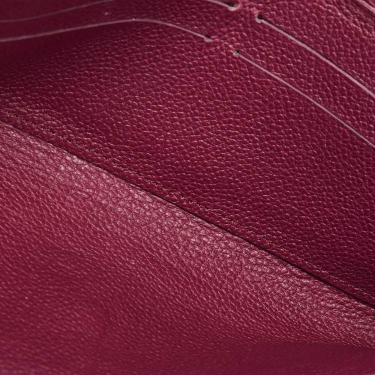 Pre Owned Louis Vuitton Aurore Monogram Empreinte Leather Curieuse Wallet
