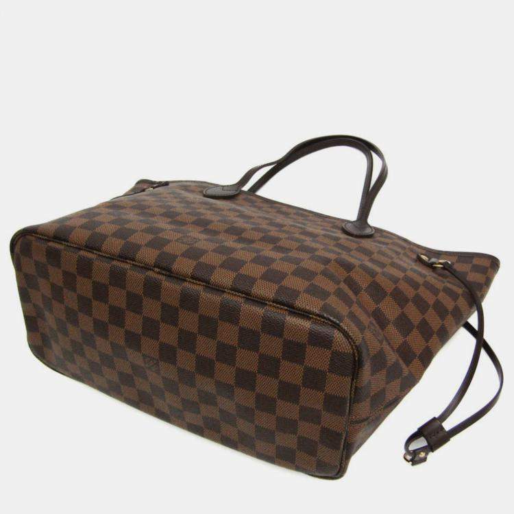 Pre Owned Louis Vuitton Brown Canvas MM Neverfull Tote