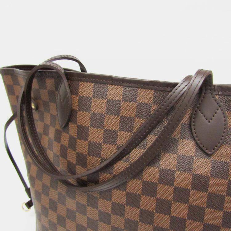 Pre Owned Louis Vuitton Brown Canvas MM Neverfull Tote
