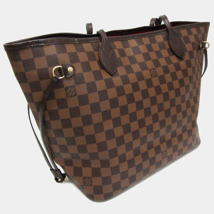 Pre Owned Louis Vuitton Brown Canvas MM Neverfull Tote