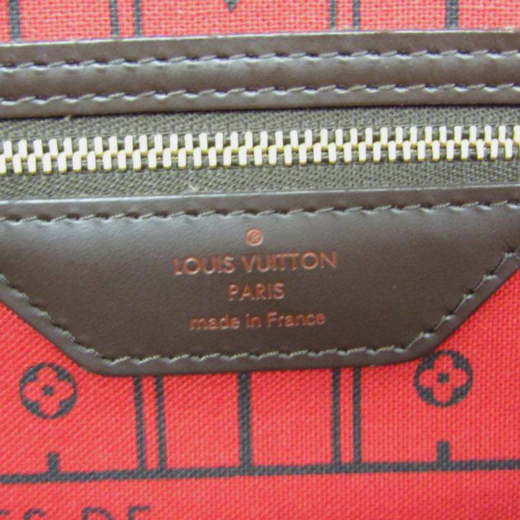 Pre Owned Louis Vuitton Brown Canvas MM Neverfull Tote