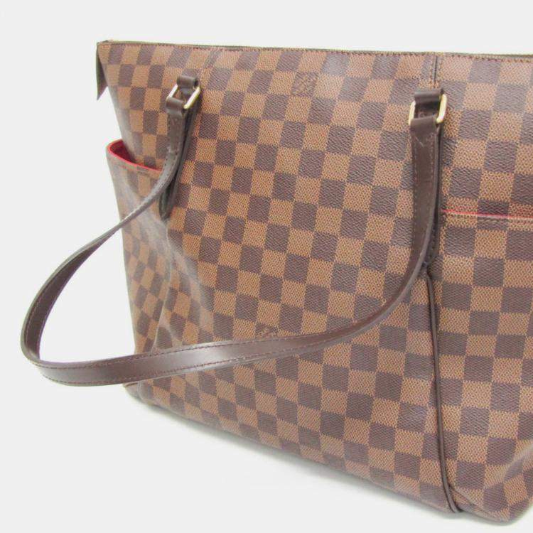 Pre Owned Louis Vuitton Brown Canvas Medium Totally Tote Bag