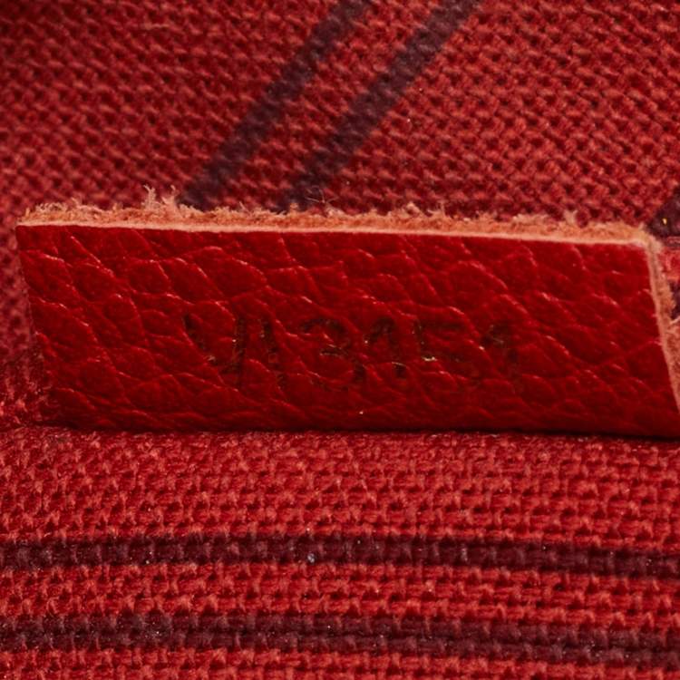 Pre Owned Louis Vuitton Cherry Monogram Empreinte Leather Lumineuse PM Bag