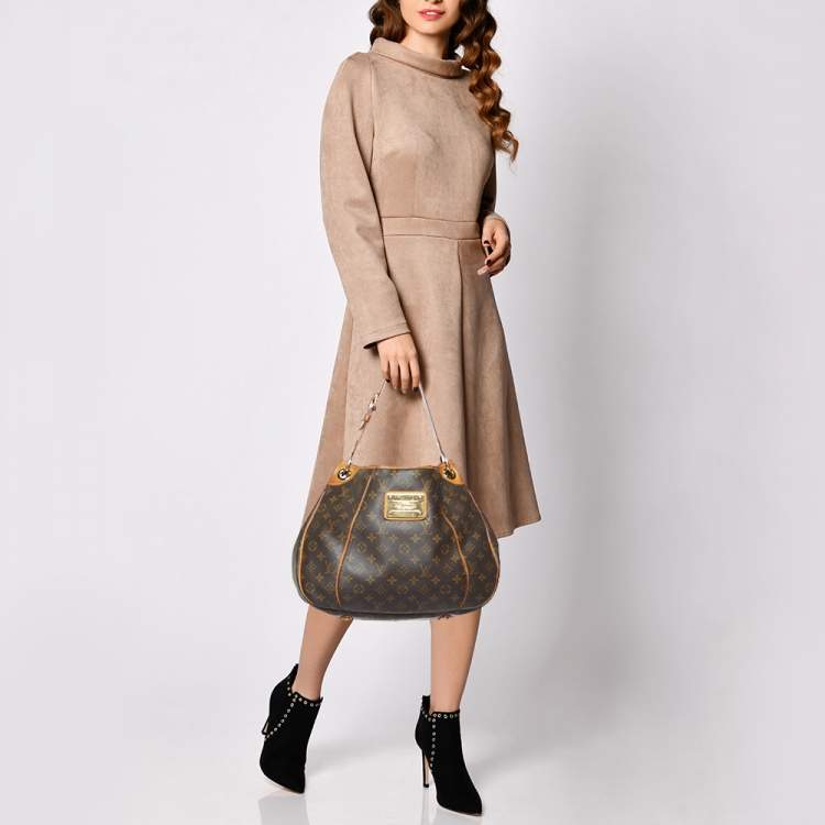 Pre Owned Louis Vuitton Monogram Canvas Galliera PM Bag