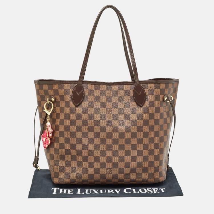 مملوكة مسبقًا Louis Vuitton Damier Ebene Canvas Neverfull MM Bag