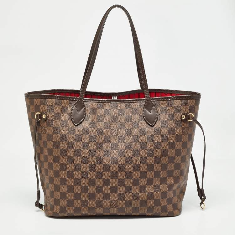 مملوكة مسبقًا Louis Vuitton Damier Ebene Canvas Neverfull MM Bag