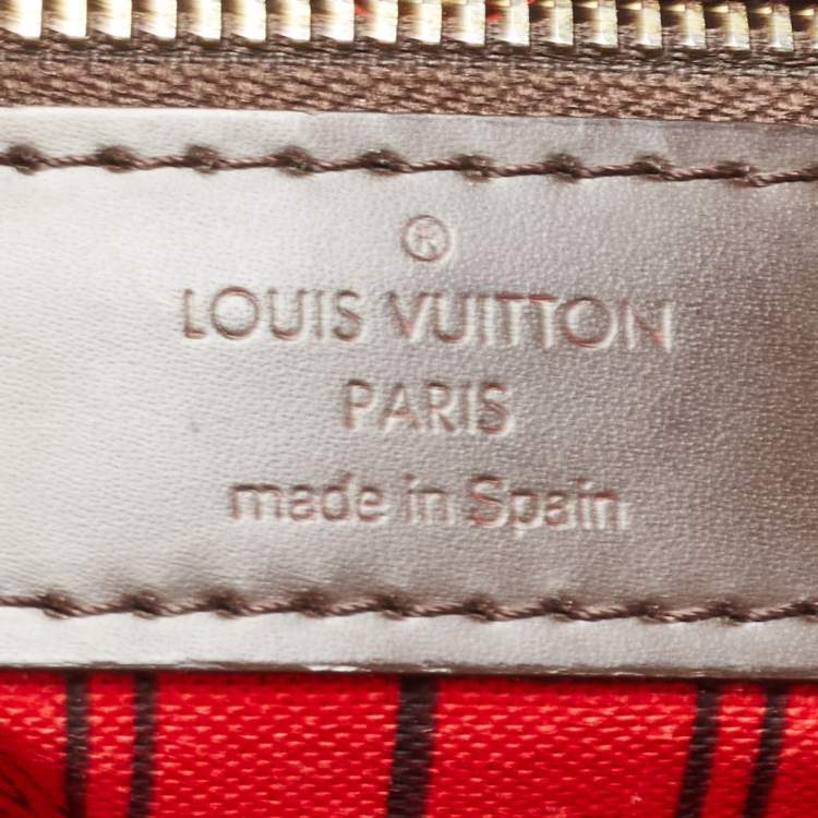 مملوكة مسبقًا Louis Vuitton Damier Ebene Canvas Neverfull MM Bag