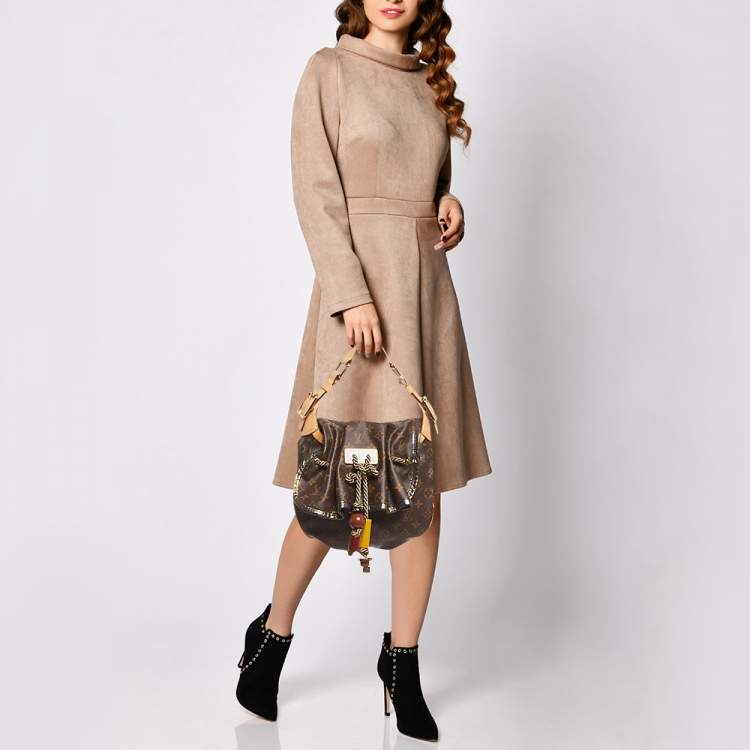 Pre Owned Louis Vuitton Monogram Canvas Limited Edition Kalahari PM Bag