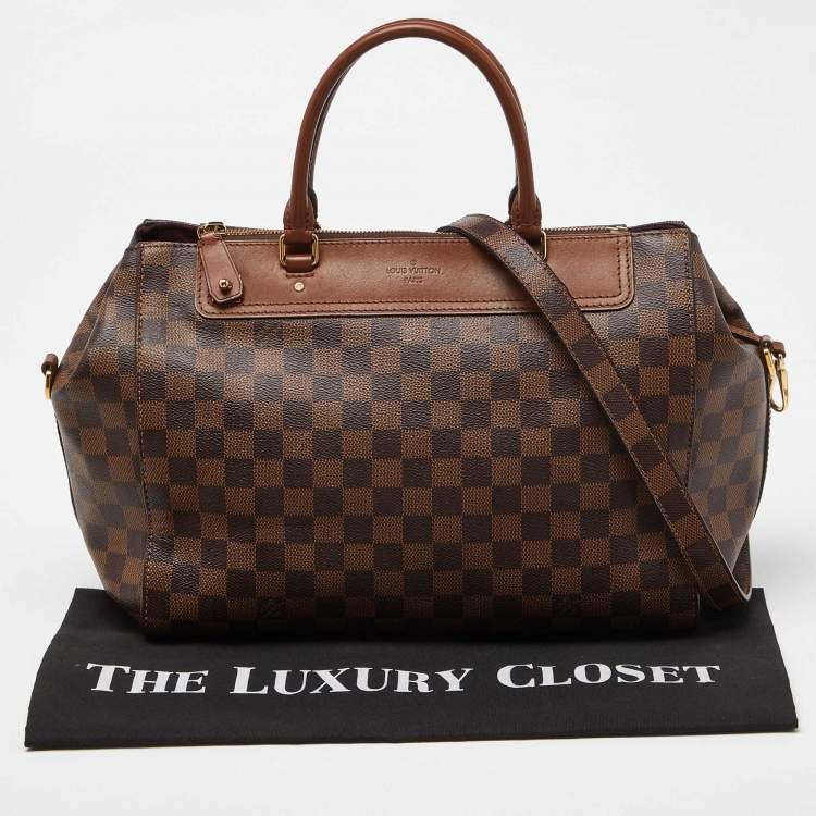 Pre Owned Louis Vuitton Damier Ebene Canvas Greenwich Bag