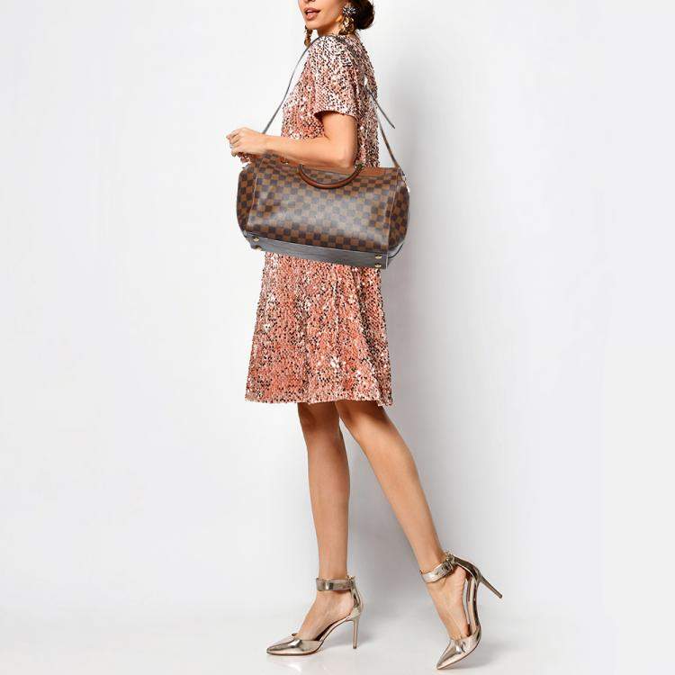 Pre Owned Louis Vuitton Damier Ebene Canvas Greenwich Bag