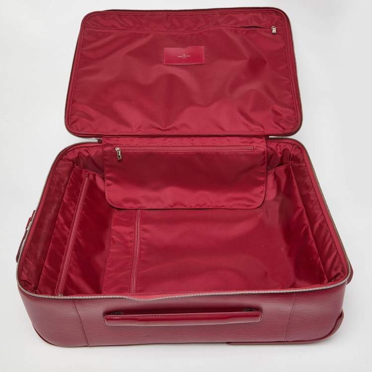 Pre Owned Louis Vuitton Fuchsia Epi Leather Pegase 50 Luggage
