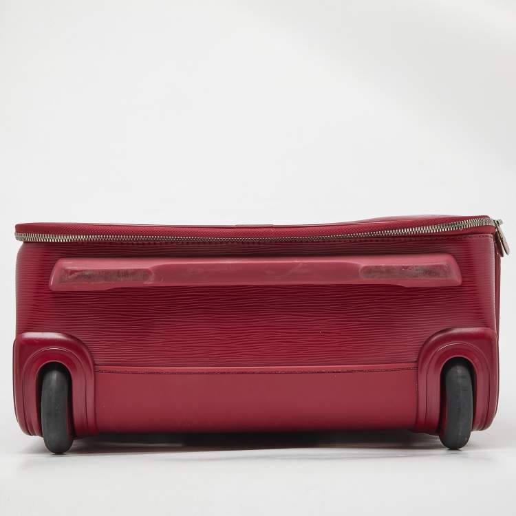 Pre Owned Louis Vuitton Fuchsia Epi Leather Pegase 50 Luggage