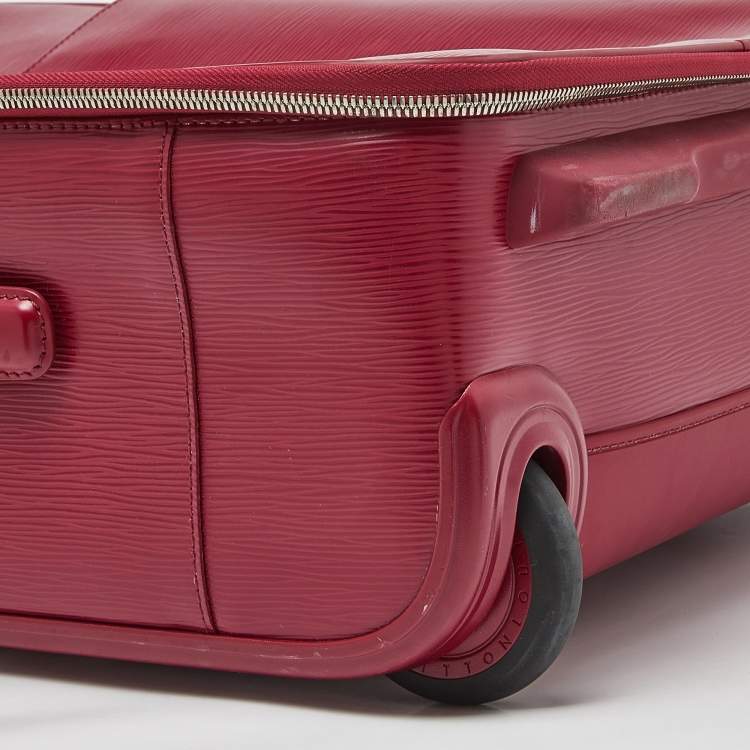 Pre Owned Louis Vuitton Fuchsia Epi Leather Pegase 50 Luggage
