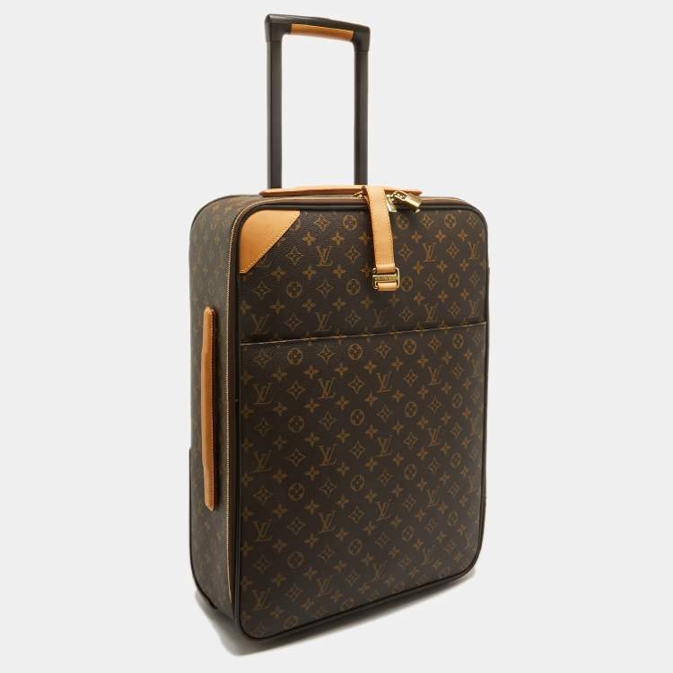Pre Owned Louis Vuitton Monogram Canvas Business Pegase Legere 55 Luggage