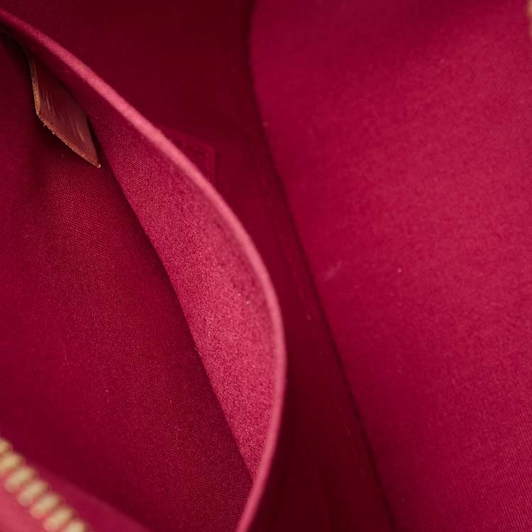 Pre Owned Louis Vuitton Indian Rose Monogram Vernis Alma BB Bag