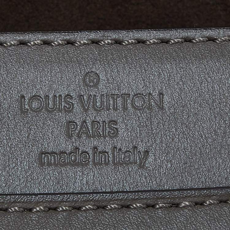 Pre Owned Louis Vuitton Olive Green Leather Chain Louise GM Bag