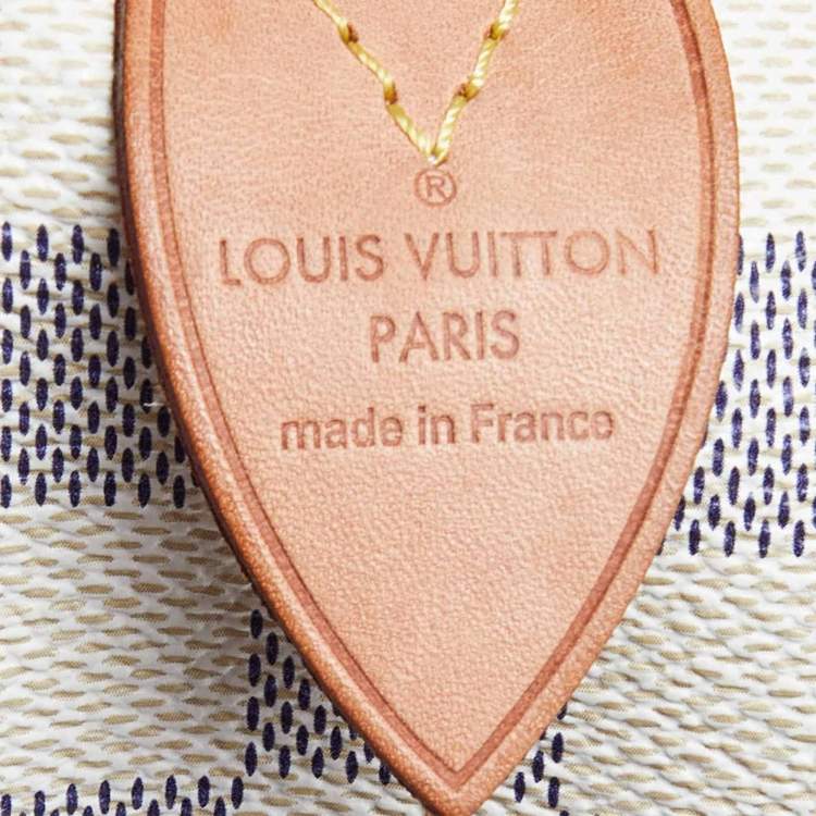 Pre Owned Louis Vuitton Damier Azur Canvas Speedy 35 Bag