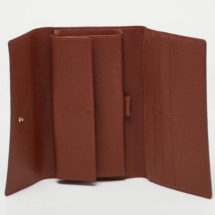 Louis Vuitton discount Porte Tresor Etui Papiers Wallet Brown