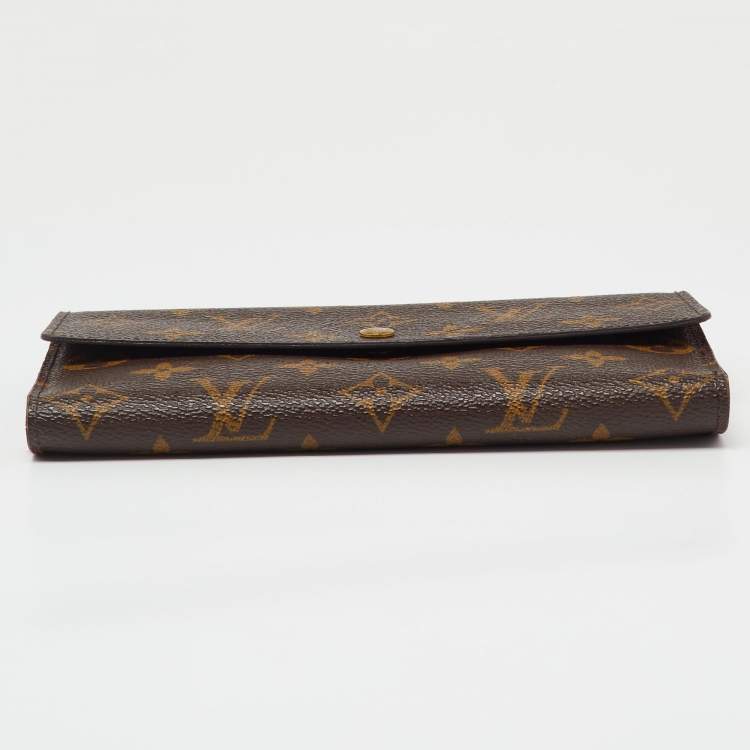 Pre Owned Louis Vuitton Monogram Canvas Porte Tresor Etui Papiers Wallet