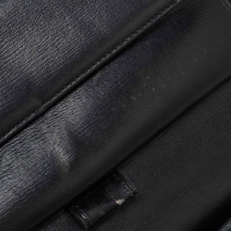 Pre Owned Louis Vuitton Black Epi Leather  Porte Tresor Wallet