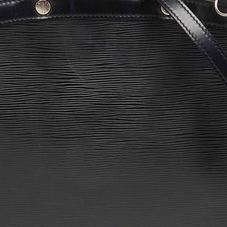 Pre Owned Louis Vuitton Black Electric Epi Leather Brea MM Bag