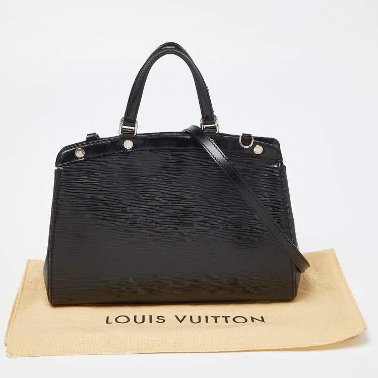 Pre Owned Louis Vuitton Black Electric Epi Leather Brea MM Bag