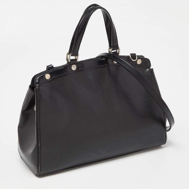 Pre Owned Louis Vuitton Black Electric Epi Leather Brea MM Bag