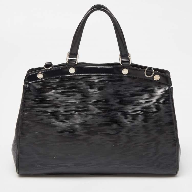 Pre Owned Louis Vuitton Black Electric Epi Leather Brea MM Bag