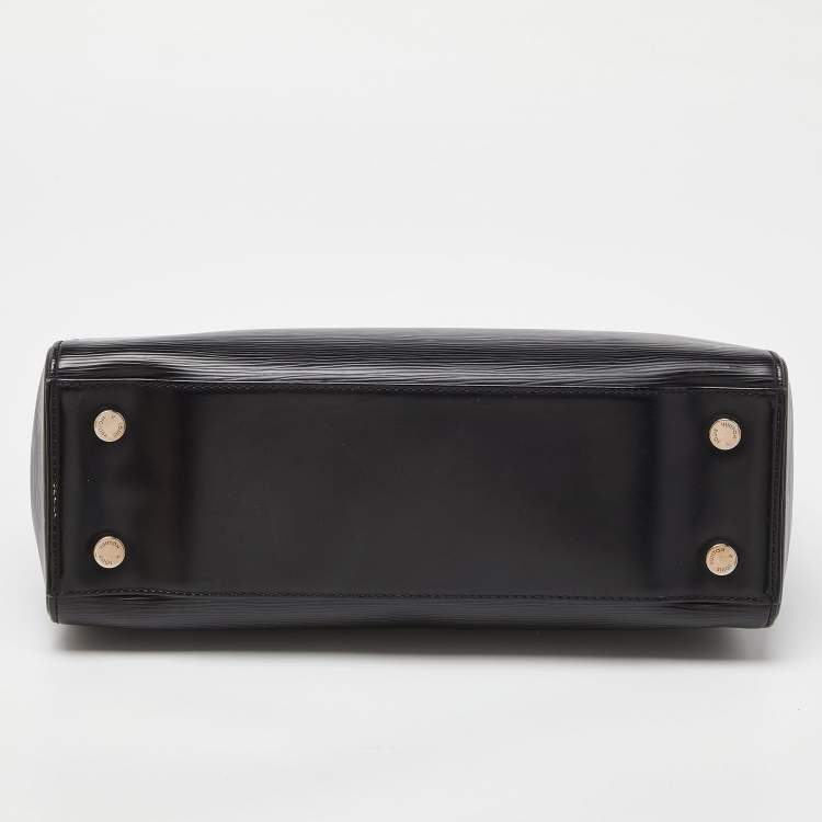 Pre Owned Louis Vuitton Black Electric Epi Leather Brea MM Bag