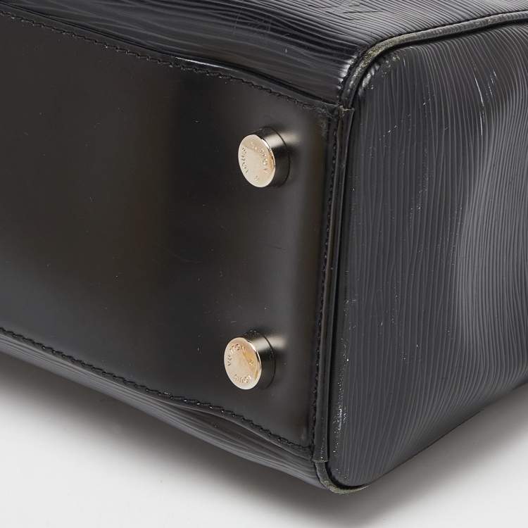 Pre Owned Louis Vuitton Black Electric Epi Leather Brea MM Bag