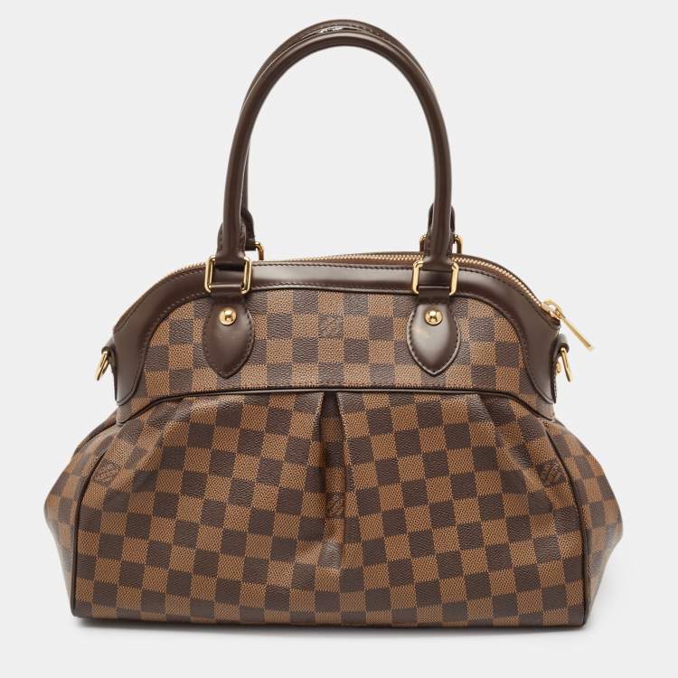 Pre Owned Louis Vuitton Damier Ebene Canvas Trevi PM Bag
