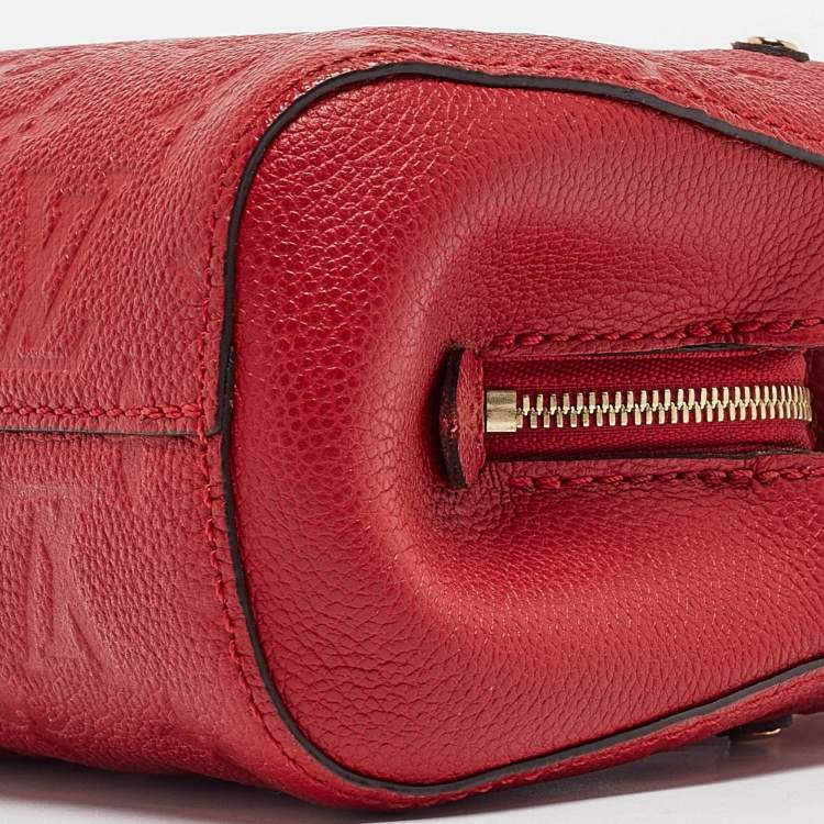 Pre Owned Louis Vuitton Cherry Empreinte Montaigne Nano Bag