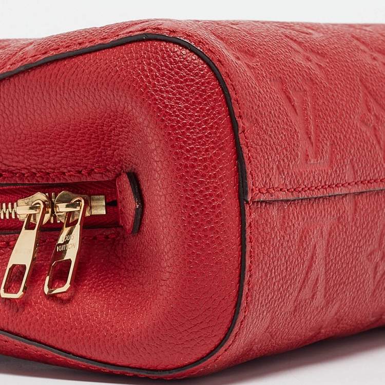 Pre Owned Louis Vuitton Cherry Empreinte Montaigne Nano Bag