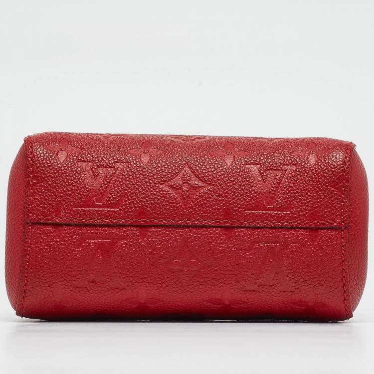 Pre Owned Louis Vuitton Cherry Empreinte Montaigne Nano Bag