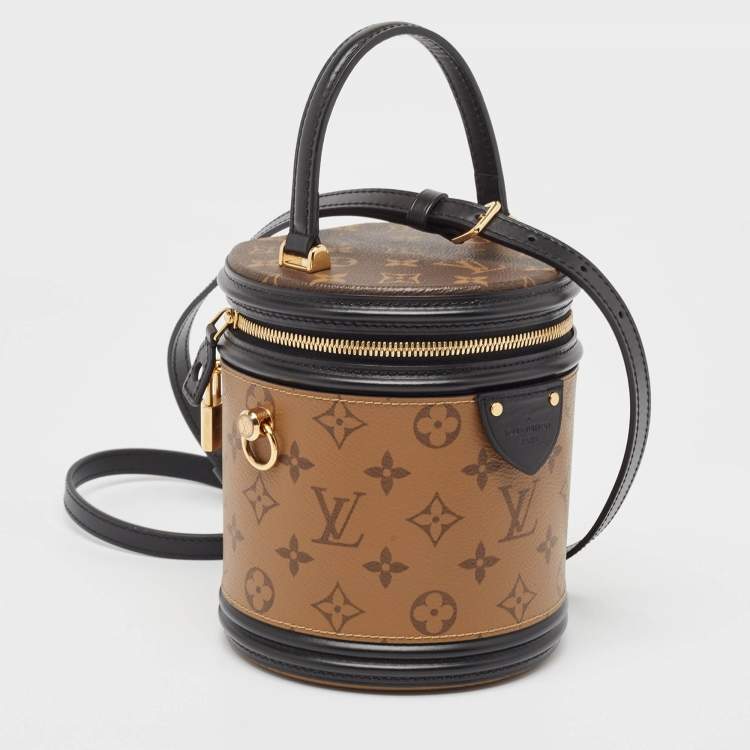 Pre Owned Louis Vuitton Monogram Reverse Canvas Cannes Bag