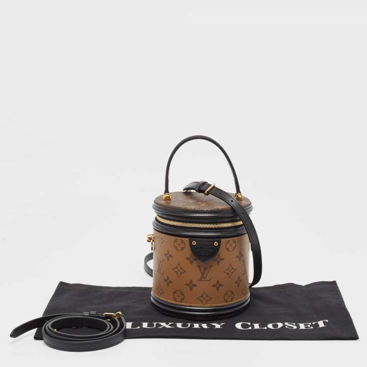 Pre Owned Louis Vuitton Monogram Reverse Canvas Cannes Bag