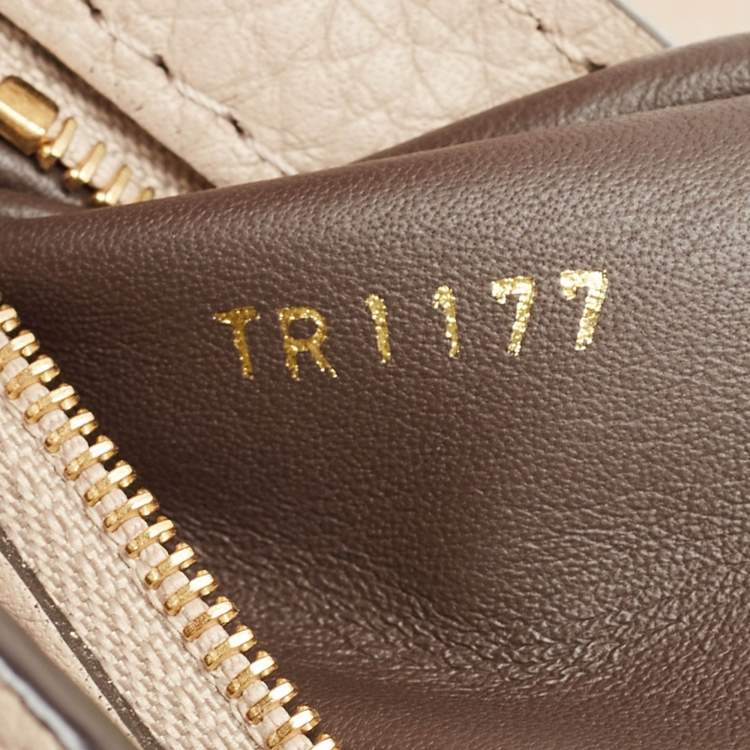 Pre Owned Louis Vuitton Galet Taurillon Leather Capucines PM Bag