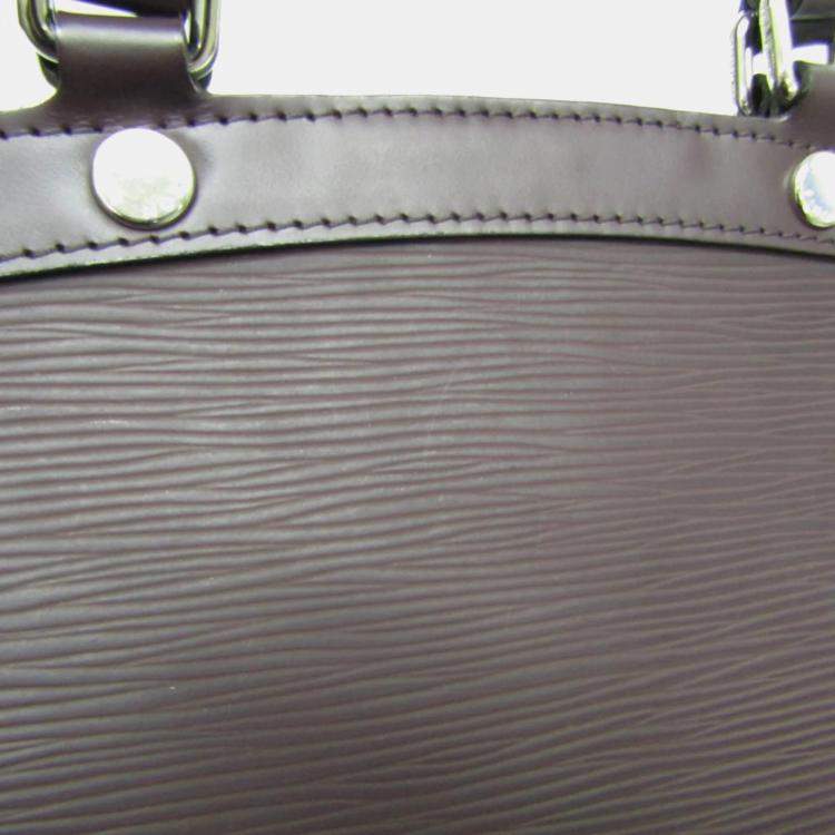 Pre Owned Louis Vuitton Brown Leather Medium Brea Satchel Bag