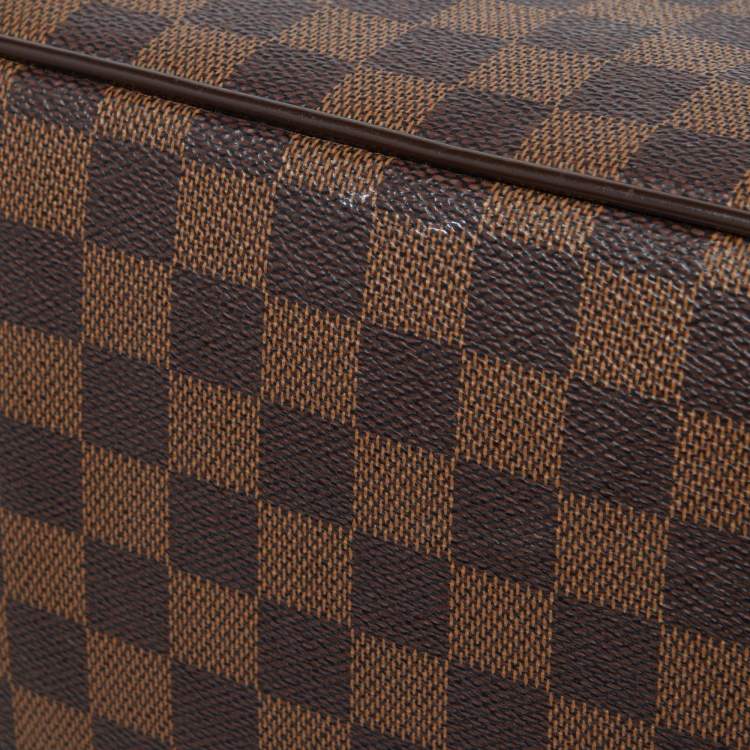 Pre Owned Louis Vuitton Damier Ebene Canvas Bergamo GM Bag