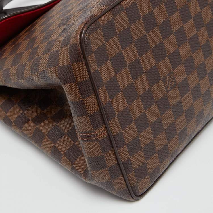 Pre Owned Louis Vuitton Damier Ebene Canvas Bergamo GM Bag