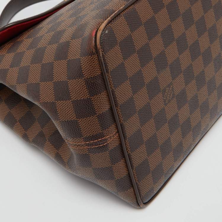 Pre Owned Louis Vuitton Damier Ebene Canvas Bergamo MM Bag