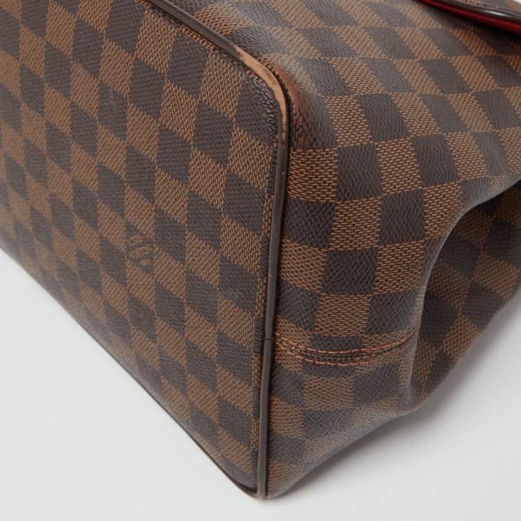 Pre Owned Louis Vuitton Damier Ebene Canvas Bergamo MM Bag