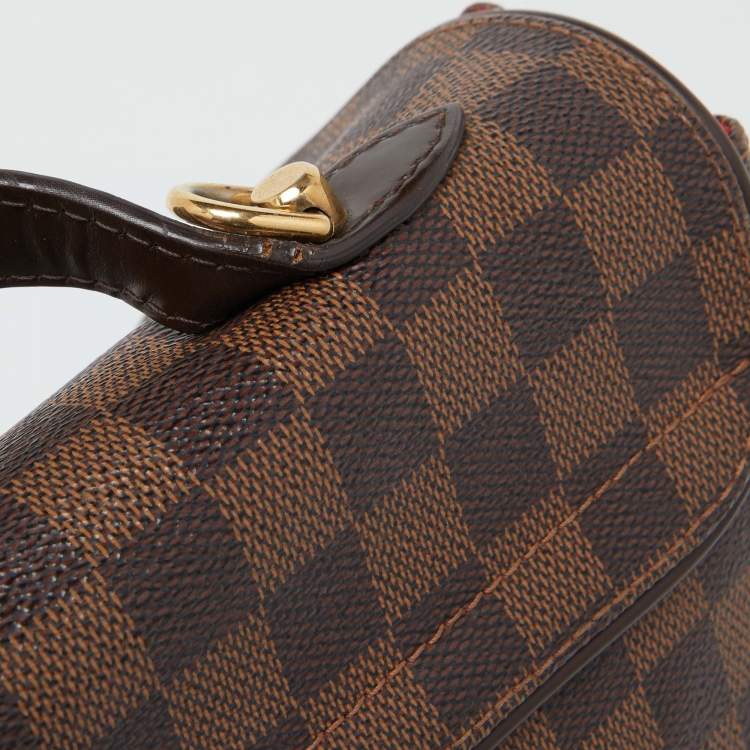 Pre Owned Louis Vuitton Damier Ebene Canvas Bergamo MM Bag