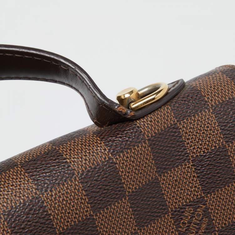 Pre Owned Louis Vuitton Damier Ebene Canvas Bergamo MM Bag