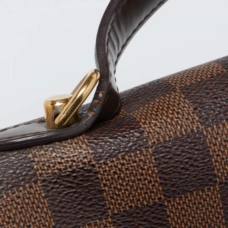 Pre Owned Louis Vuitton Damier Ebene Canvas Bergamo MM Bag