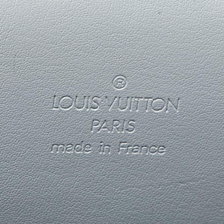 Pre Owned Louis Vuitton Silver Monogram Vernis Spring Street Bag